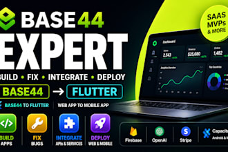 base44 expert base44 app base44 to flutter firebase capacitor android ios