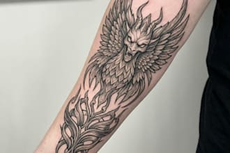 design professional tattoo and custom tattoo