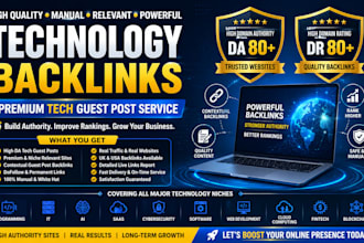 skyrocket rankings with tech backlinks and tech guest post