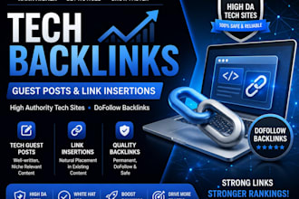 build high quality tech backlinks for your website