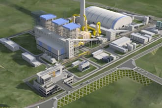 design power plant, oil refinery, and gas facility cgi visualization