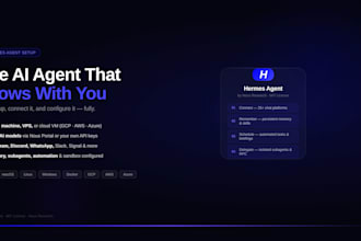 install and configure hermes agent on your local machine, vps, or cloud vm