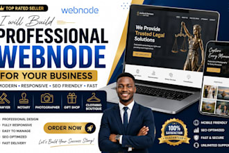 build lawyer notary photographer gift shop clothing boutique webnode website