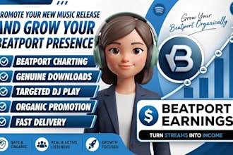 promote your new music release and grow your beatport presence