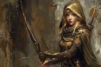 fantasy character art and fantasy character art