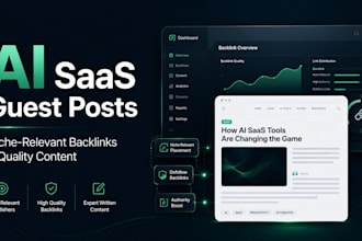 provide ai saas guest post backlinks