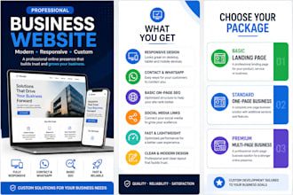 build a professional landing page