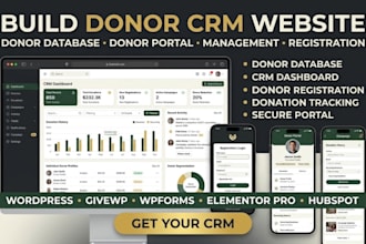 donor CRM donor management donor database donor portal donor registration