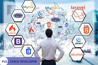 develop a website using php laravel livewire vue fix and bug