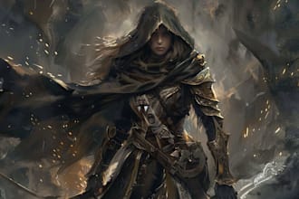 fantasy character art and fantasy character art