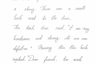 handwrite assignments notes and letters in cursive