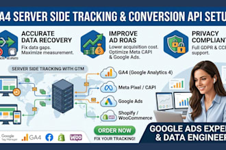 setup ga4 server side tracking conversion api