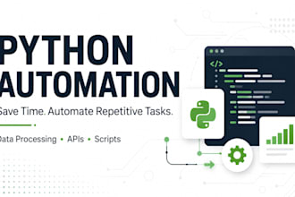 automate tasks and process data with python