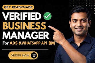 create facebook business manager for ads and whatsapp API bm