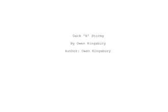 writer you a film or TV script