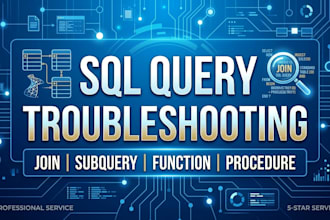 fix sql server queries stored procedures and database errors