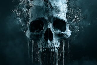 design skull mascot and illustration for you