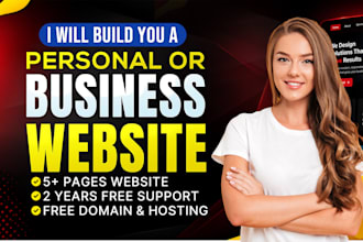 build you a personal or business website