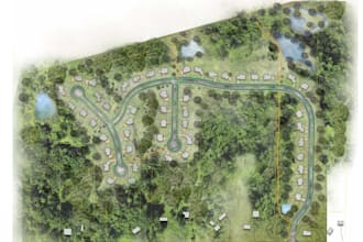 render architectural site plan, master plan, landscape plan