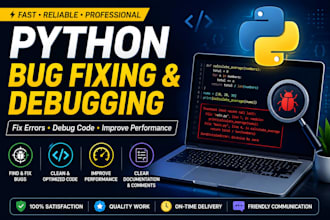 fix bugs and errors in your python code and scripts