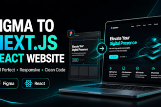 convert figma to next js react website