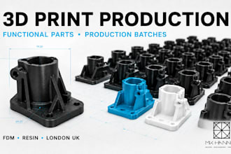 3d print low volume production runs and functional parts