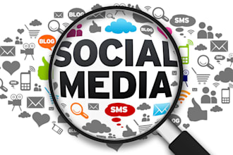 do social media management