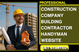 construction company website building contractor commercial contractor