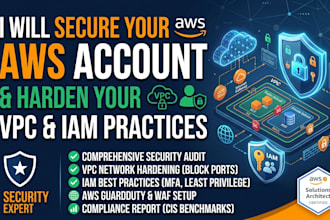 secure your AWS account with vpc hardening and iam best practices