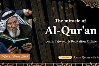 teach quran with tajweed, noorani qaida, and islamic studies