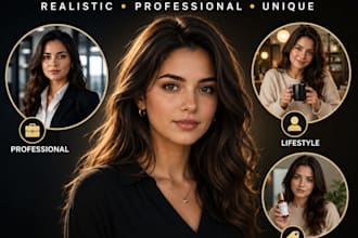 create a realistic custom ai avatar for your brand or profile