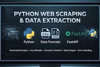 build a python web scraper for data extraction