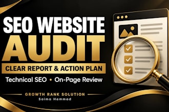 do a complete SEO website audit with an action plan