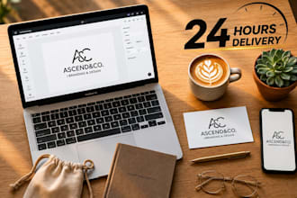 do professional logo design and brand identity in 24hrs