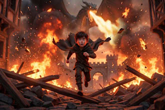 3d pixar style ai animation video 3d animation cinematic style stories video art