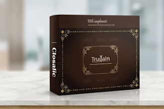 design a modern herbal box, tube, and pouch packaging design