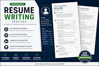 write a professional ats friendly resume and CV