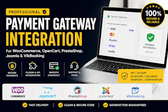 integrate any payment gateway plugin for woocommerce opencart  vik booking vikwp