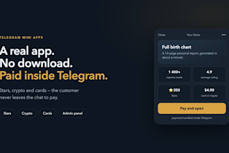 build a telegram mini app with payments for your business