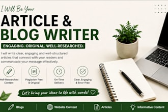 write engaging blog posts and articles