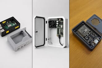 design pcb iot electronics enclosure 3d printing for manufacturing in solidworks