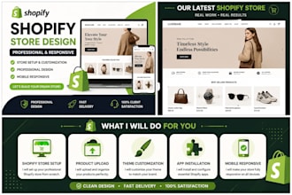 shopify store design setup