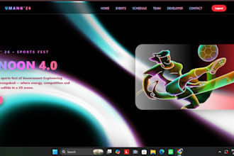 build a modern business website