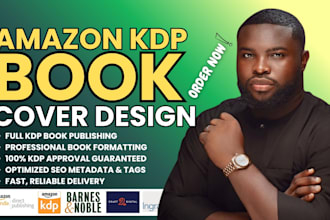 design book cover design, ebook cover, amazon kdp book cover
