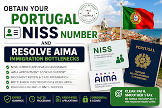 obtain your portugal niss number and resolve aima immigration bottlenecks