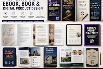 create a professional PDF lead magnet, ebook, workbook, course, digital product