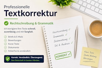 deutsche texte und dokumente professionell bearbeiten