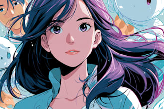 do anime manga comic book illustration manga comic book artist webtoon cover art