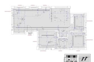 draft rcp from your floorplan,coordinated mep drawing design for permit approval