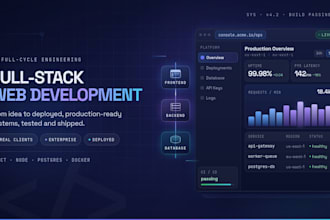 build a custom admin dashboard, erp, or business web app